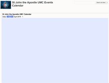 Tablet Screenshot of calendar.sjaumc.org